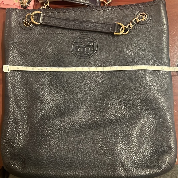 Tory Burch Bucket Bag Navy Blue - Picture 8 of 9